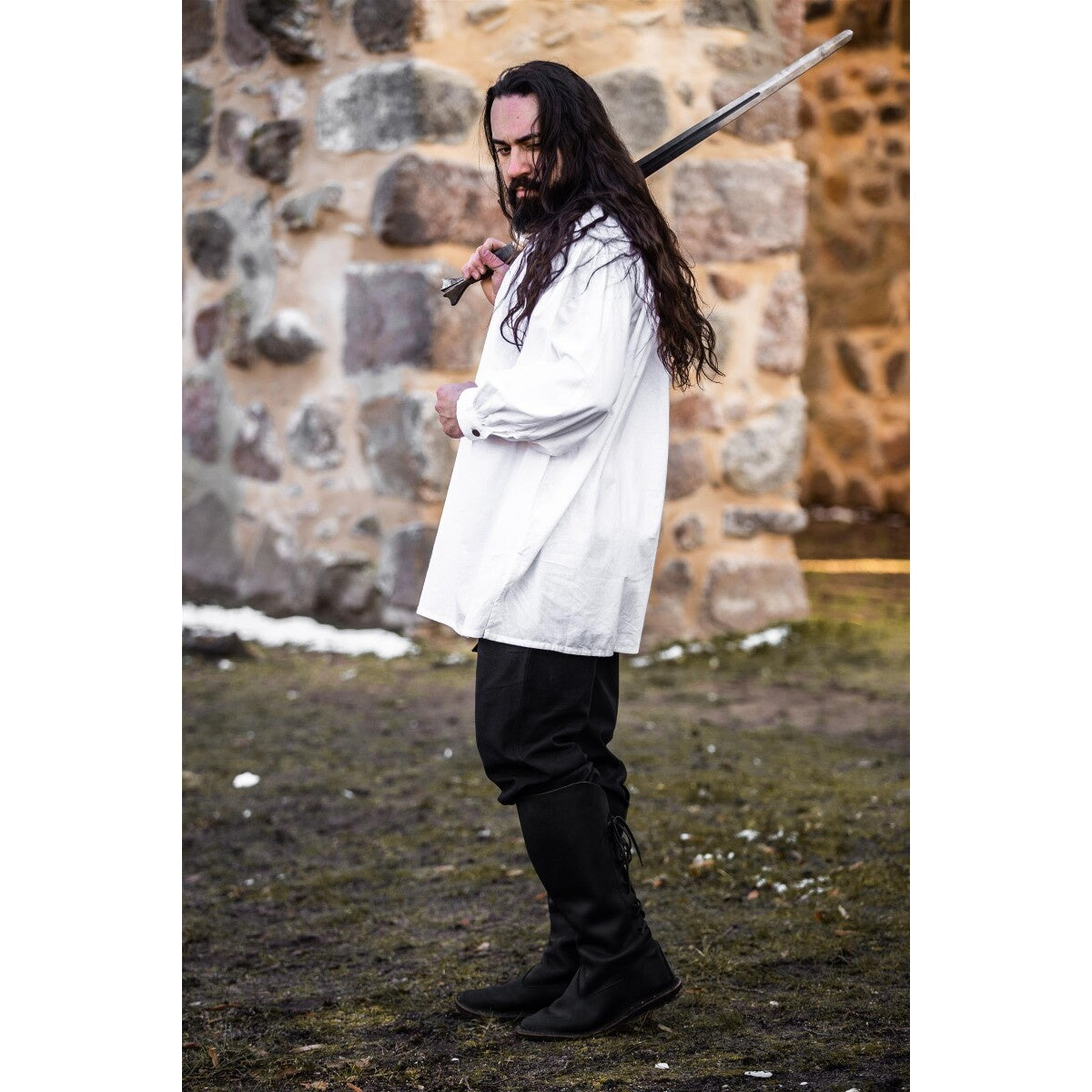 Imagen del producto Camisa medieval Ulrich blanca