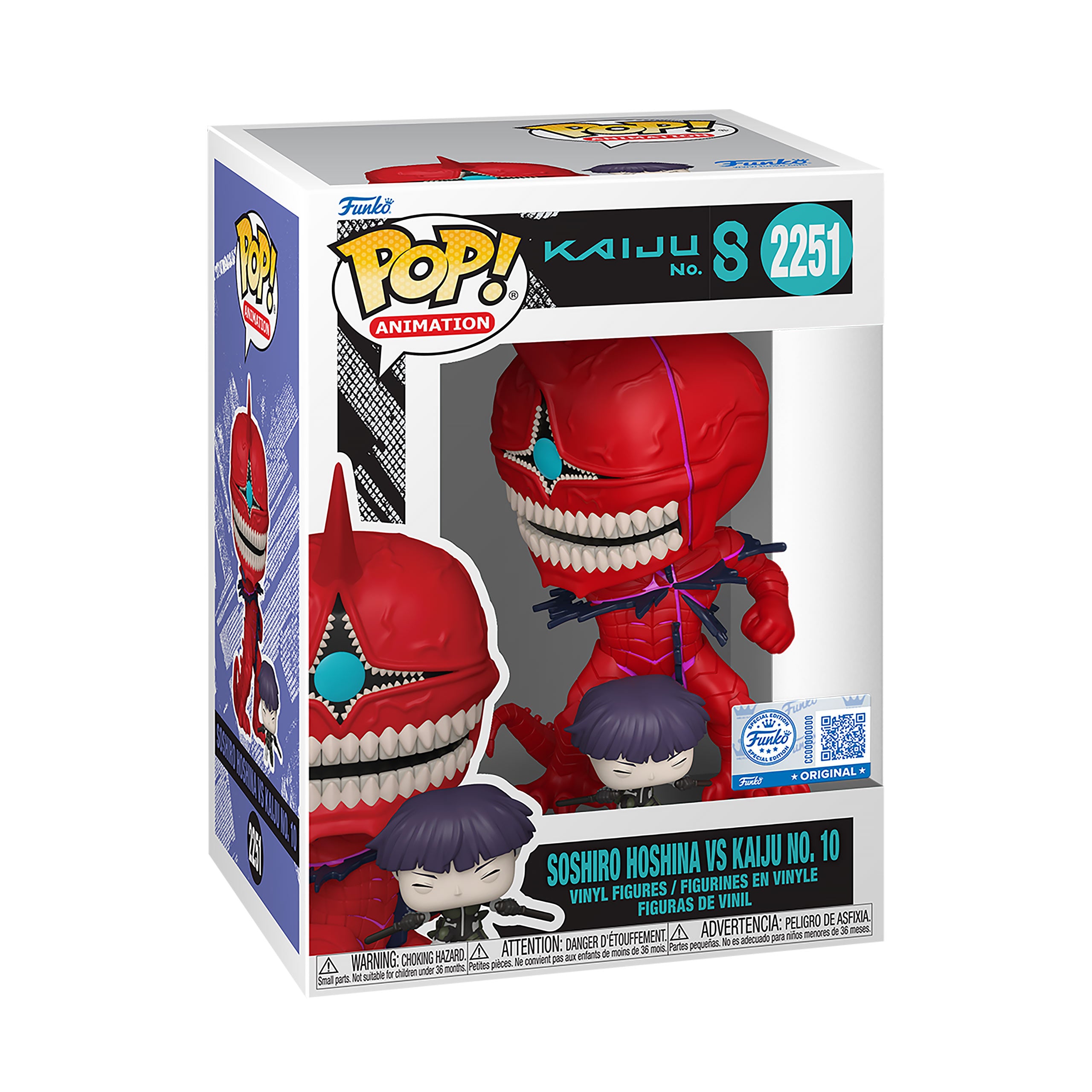 Imagen del producto Kaiju No. 8 - Set de figuras Funko Pop Soshiro Hoshina & Kaiju No. 10