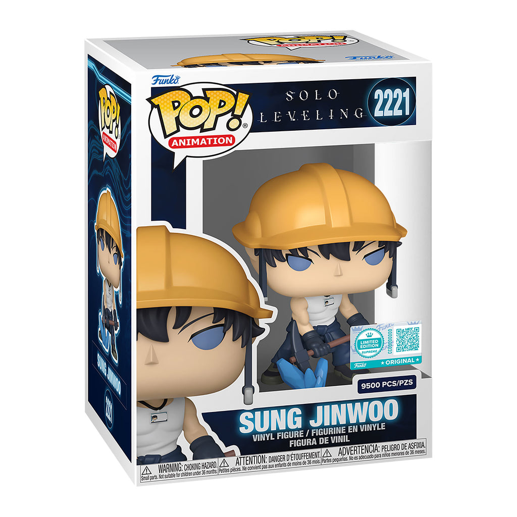 Imagen del producto Solo Leveling – Jinwoo (Mining) figura Funko Pop Limited Edition Supreme