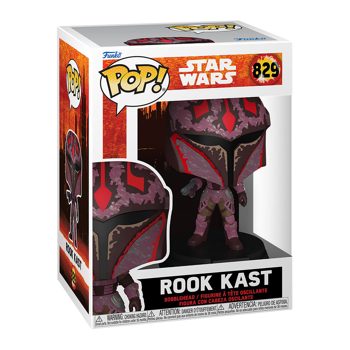 Imagen del producto Darth Maul: figura Funko Pop Rook Kast con cabeza oscilante - Star Wars