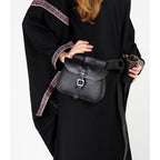 Imagen del producto Bolsa de cinturón medieval Alba con relieve negro