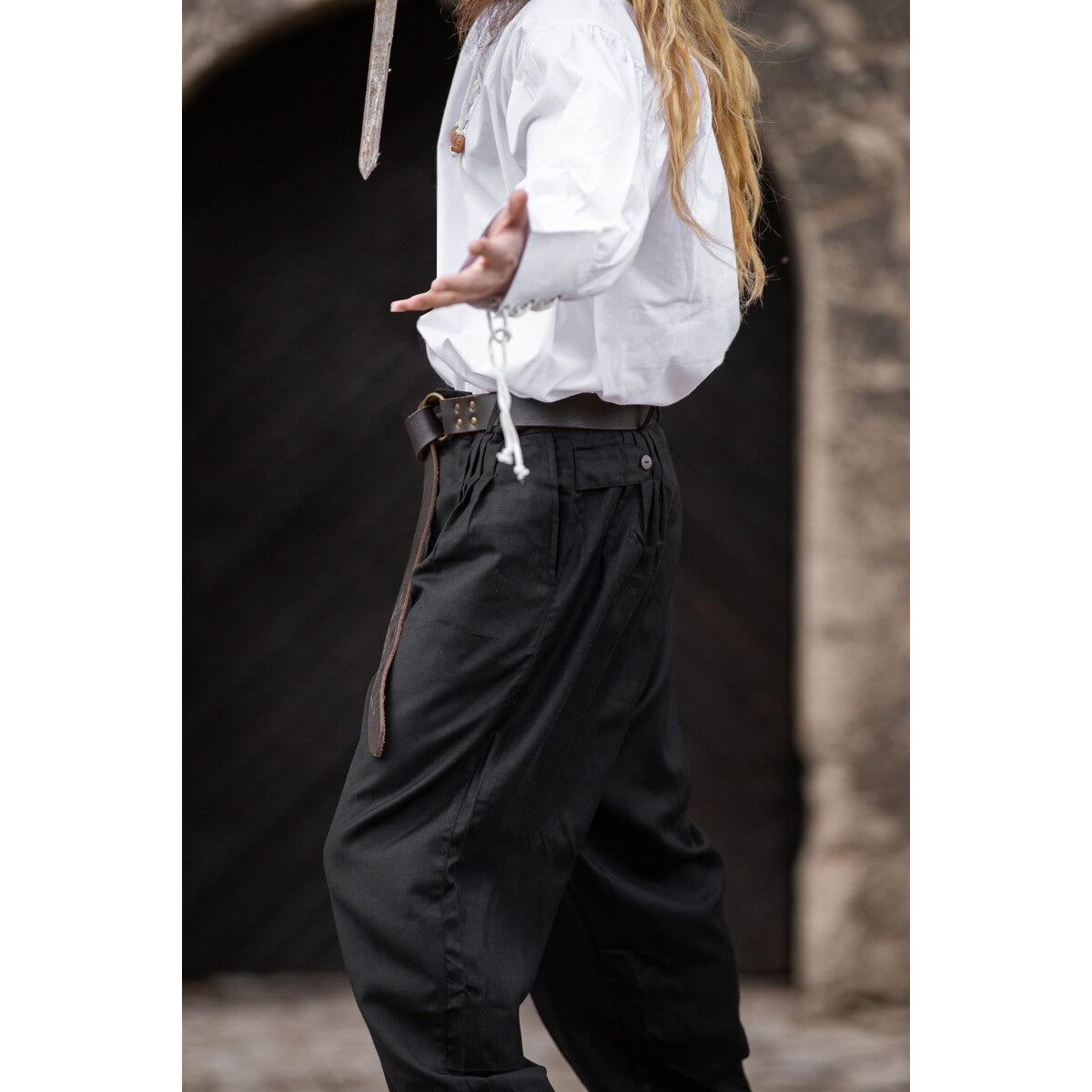 Imagen del producto Pantalón medieval Eckart negro