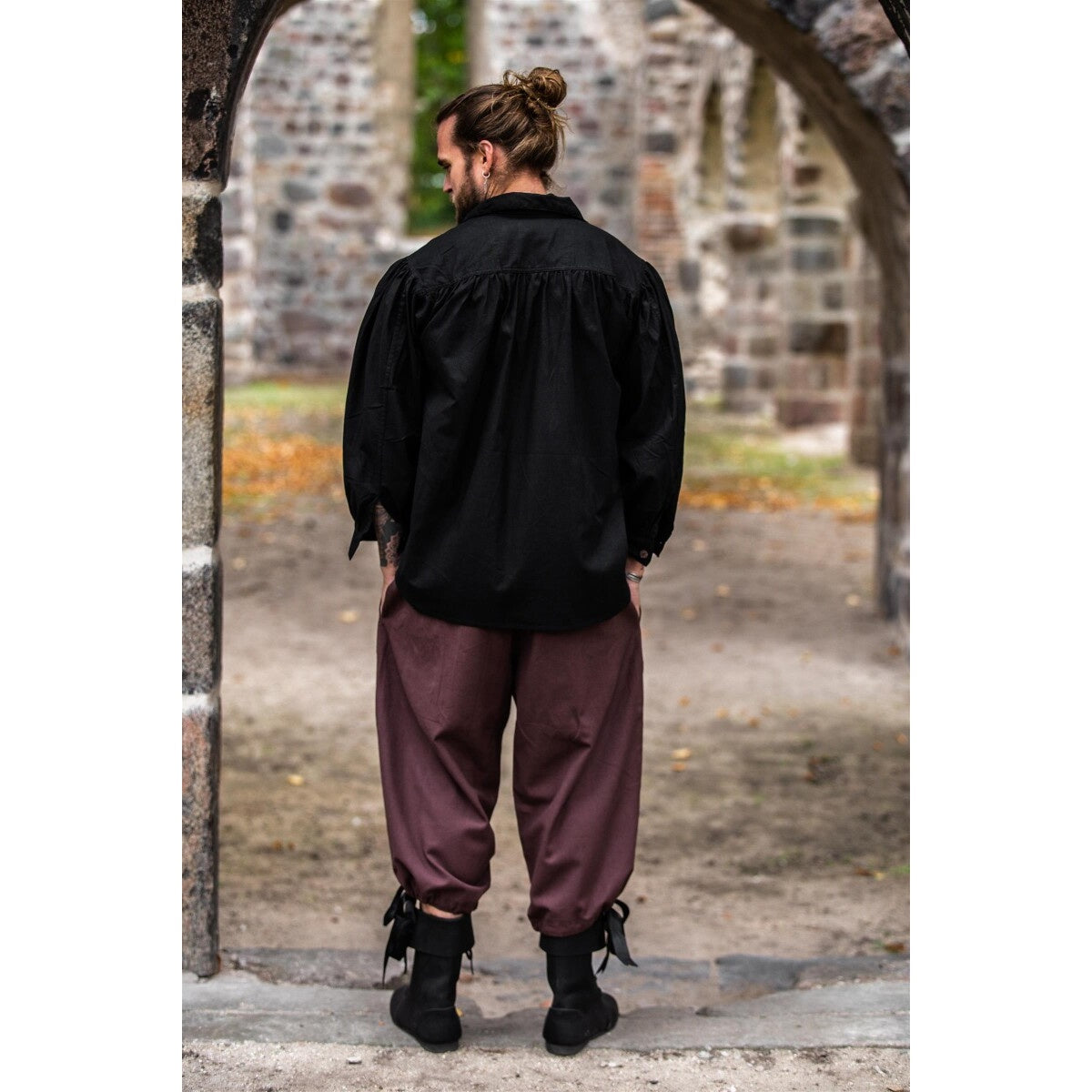 Imagen del producto Pantalón medieval pirata Vincent marrón oscuro