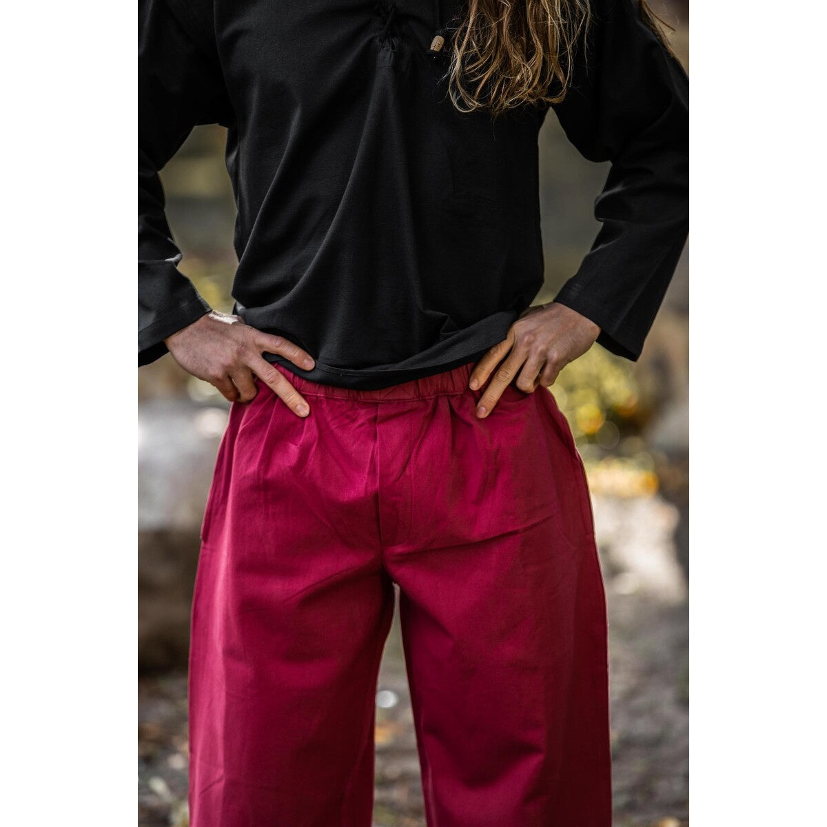 Imagen del producto Pantalón medieval pirata Vincent rojo