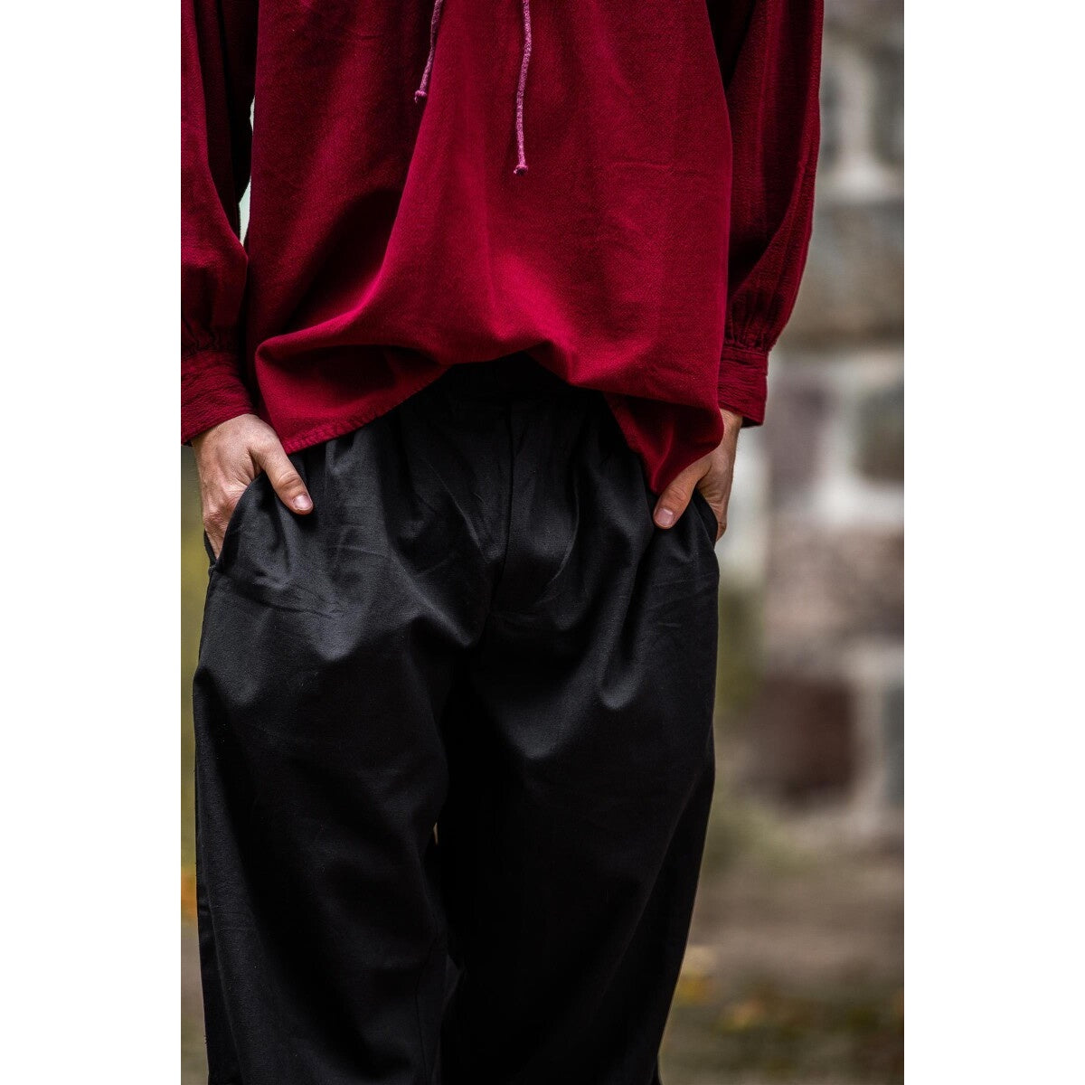 Imagen del producto Pantalón medieval pirata Vincent negro