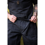 Imagen del producto Pantalón medieval Tiago con cordones en las piernas negro
