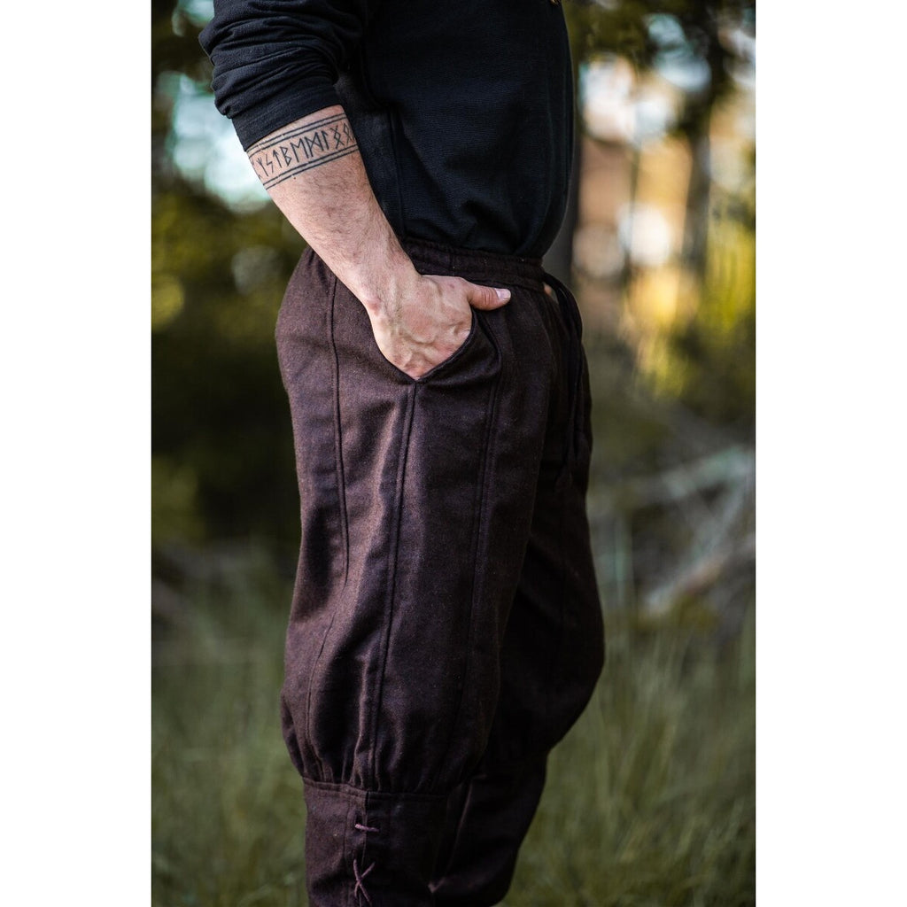 Imagen del producto Pantalón medieval de lana Jorgen marrón