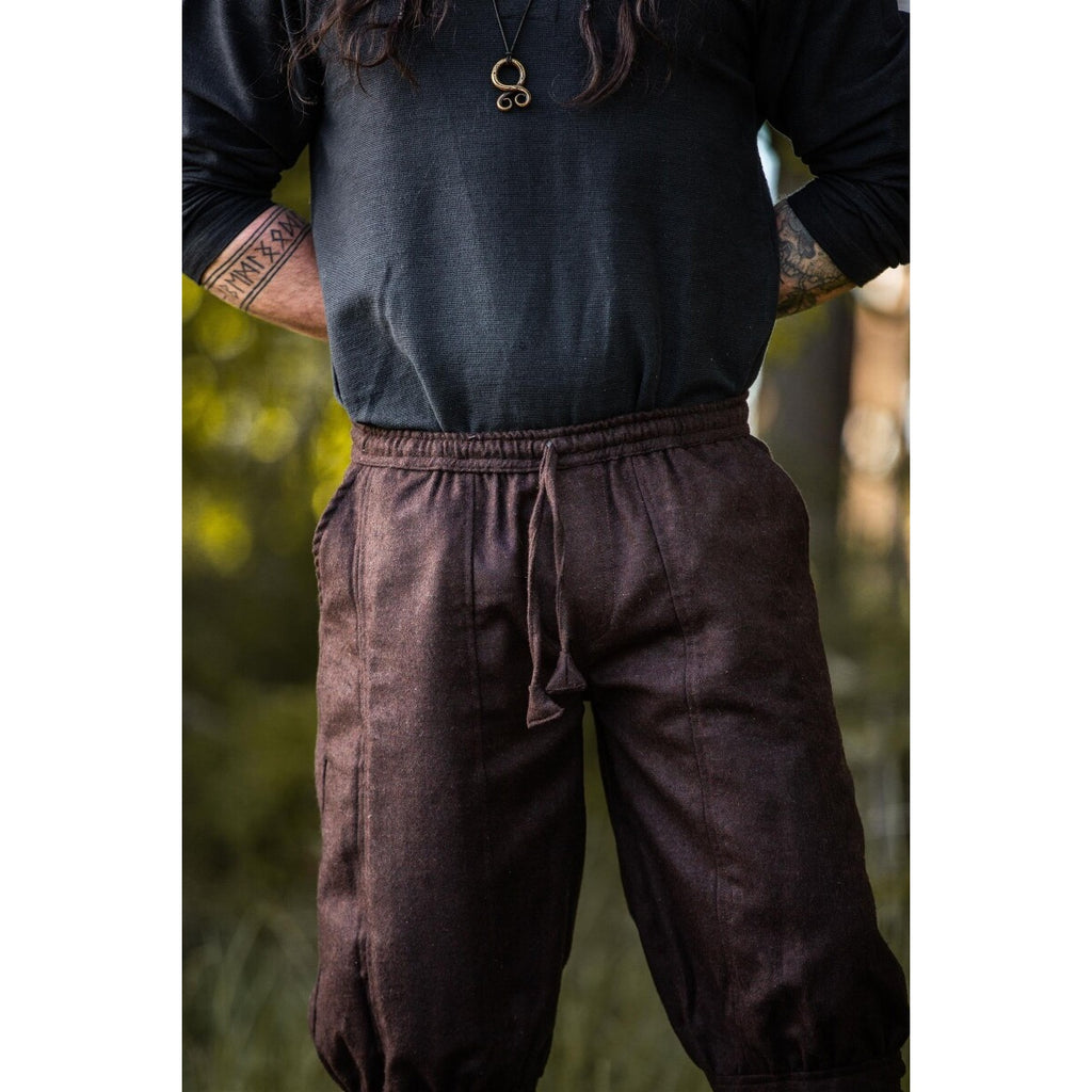 Imagen del producto Pantalón medieval de lana Jorgen marrón