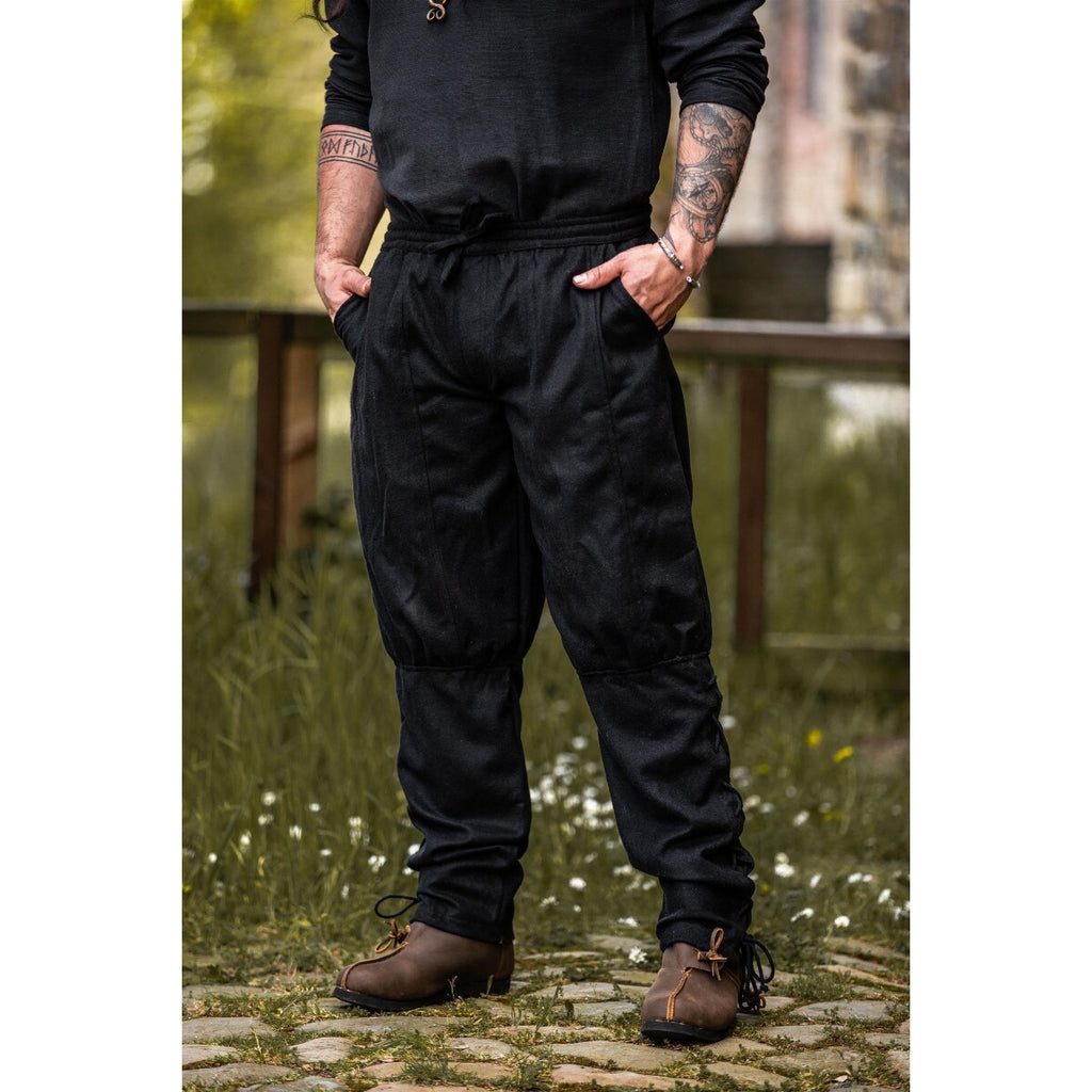 Imagen del producto Pantalón medieval de lana Jorgen negro