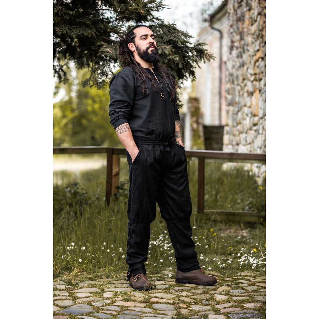 Imagen del producto Pantalón medieval de lana Jorgen negro