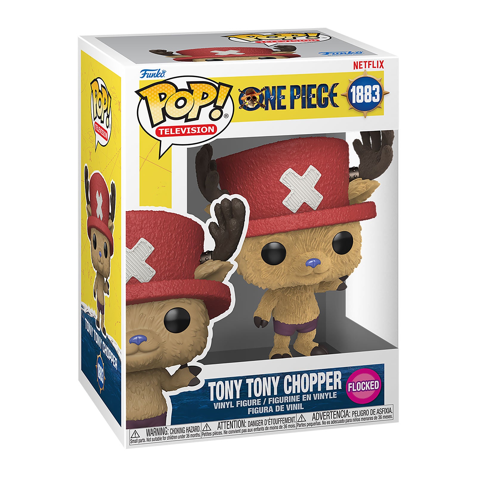 Imagen del producto One Piece Netflix - Chopper (Flocked) figura Funko Pop