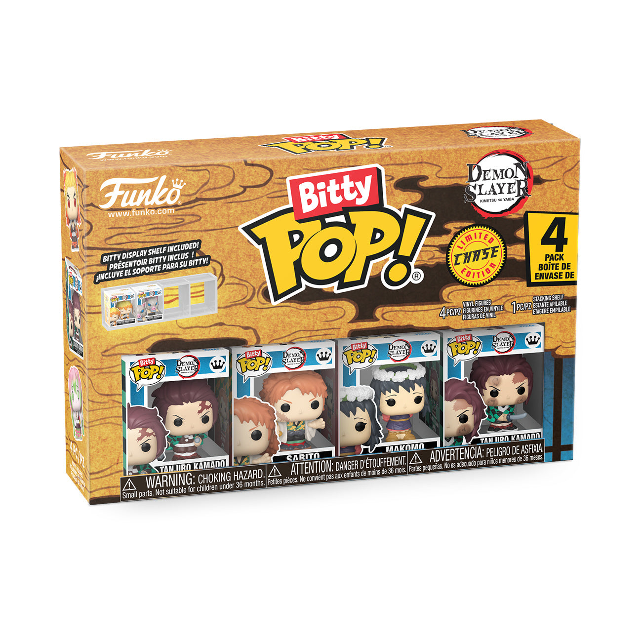 Imagen del producto Demon Slayer - Set de 4 figuras Funko Bitty Pop Serie 4
