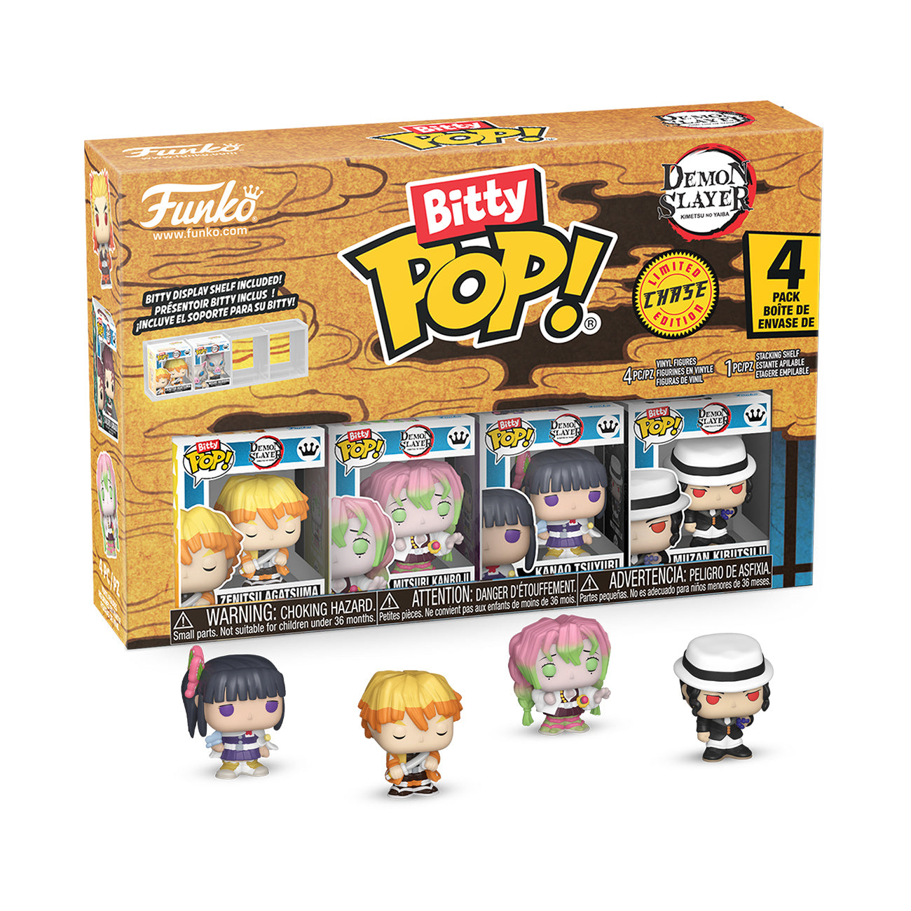 Imagen del producto Demon Slayer – Set de 4 figuras Funko Bitty Pop Serie 1