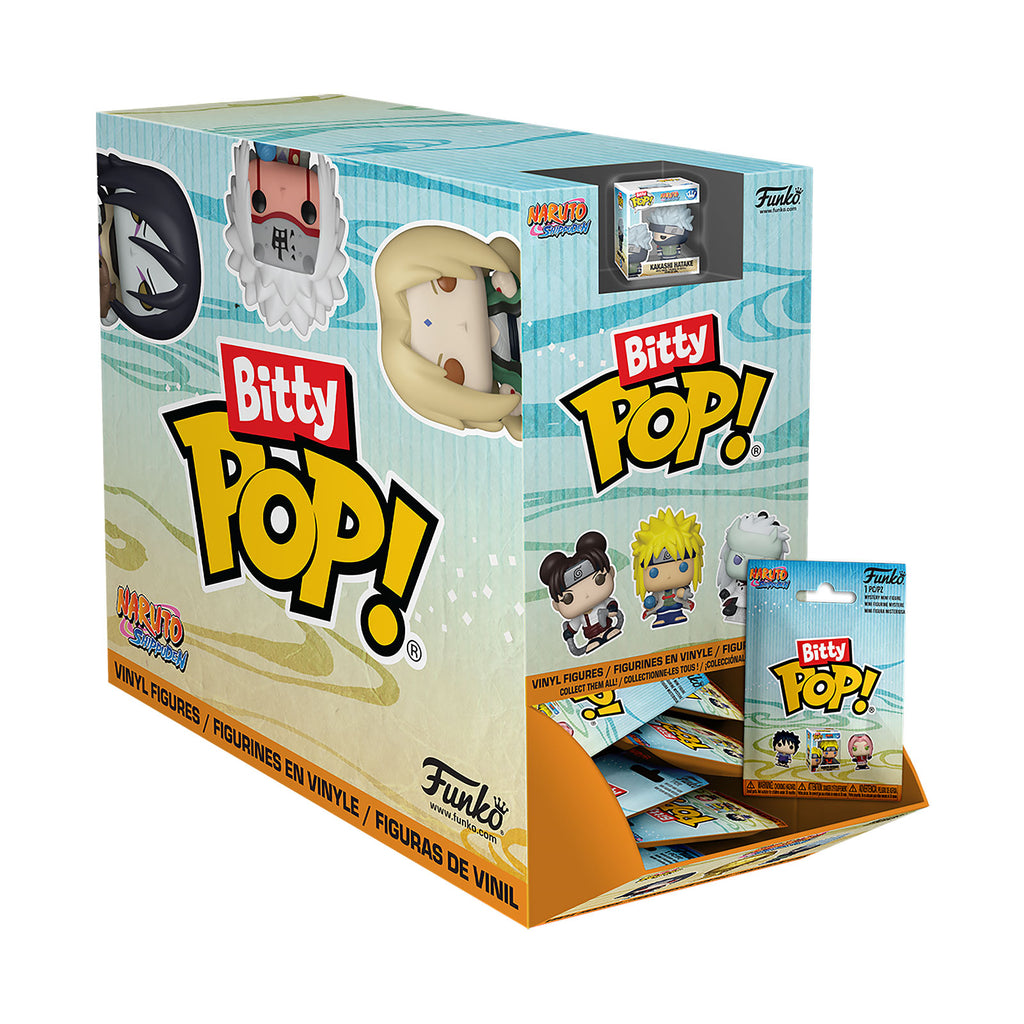 Imagen del producto Naruto Shippuden - Expositor Mystery Bitty Pop figuras Funko E1093599