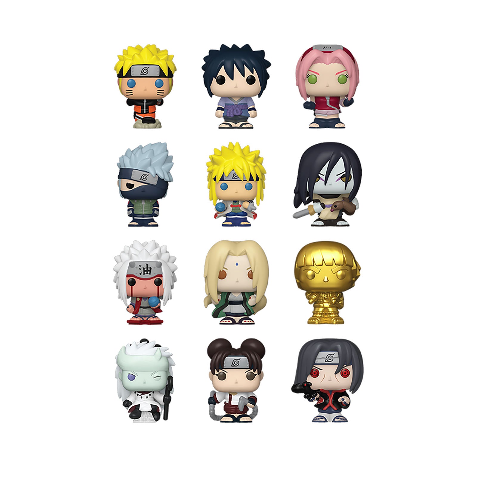 Imagen del producto Naruto Shippuden - Expositor Mystery Bitty Pop figuras Funko E1093599