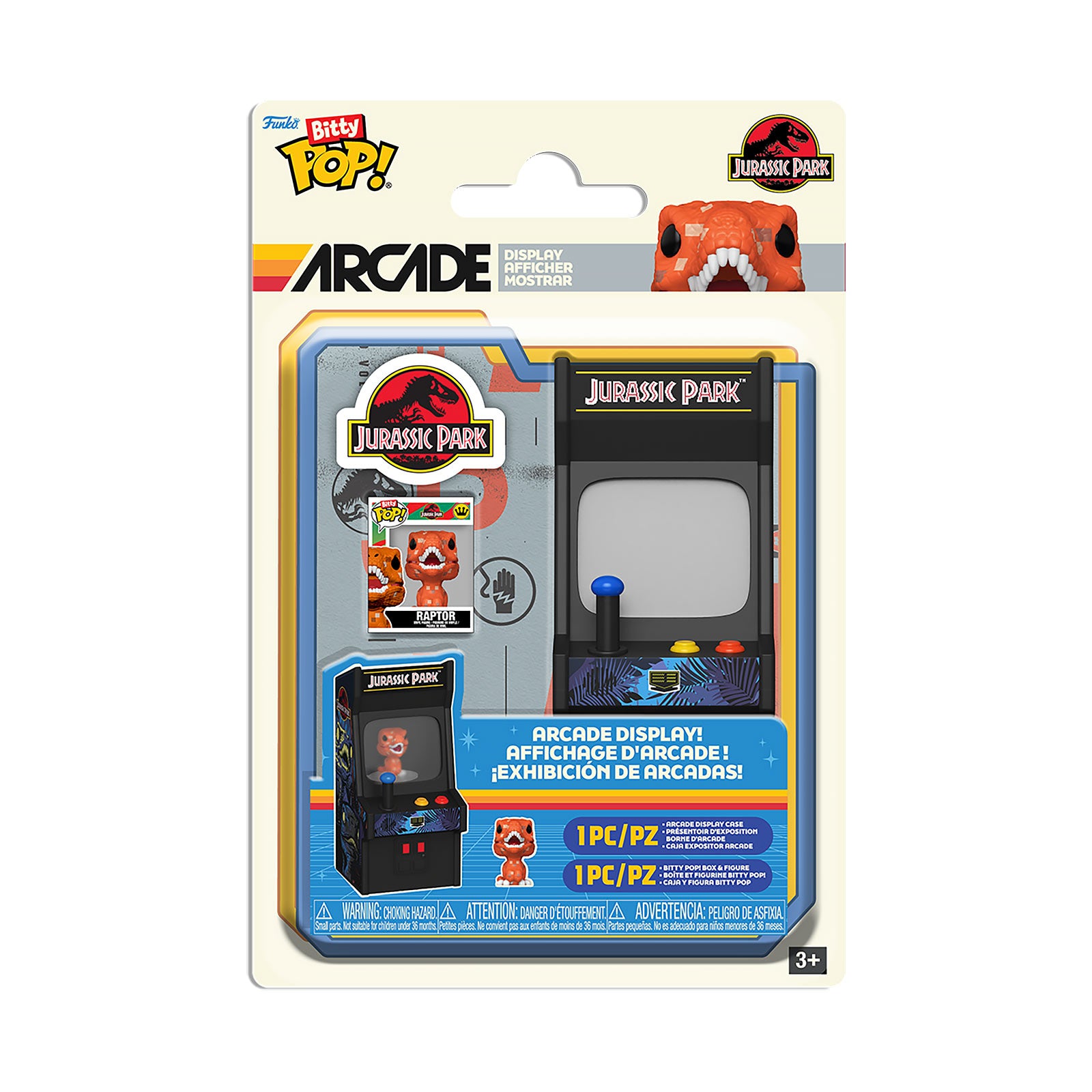 Imagen del producto Jurassic Park - Set de figuras Funko Bitty Pop Arcade