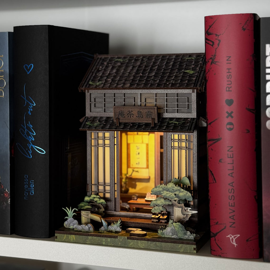 Imagen del producto CuteBee - Kirishima Cha-an casa en miniatura Book Nook maqueta