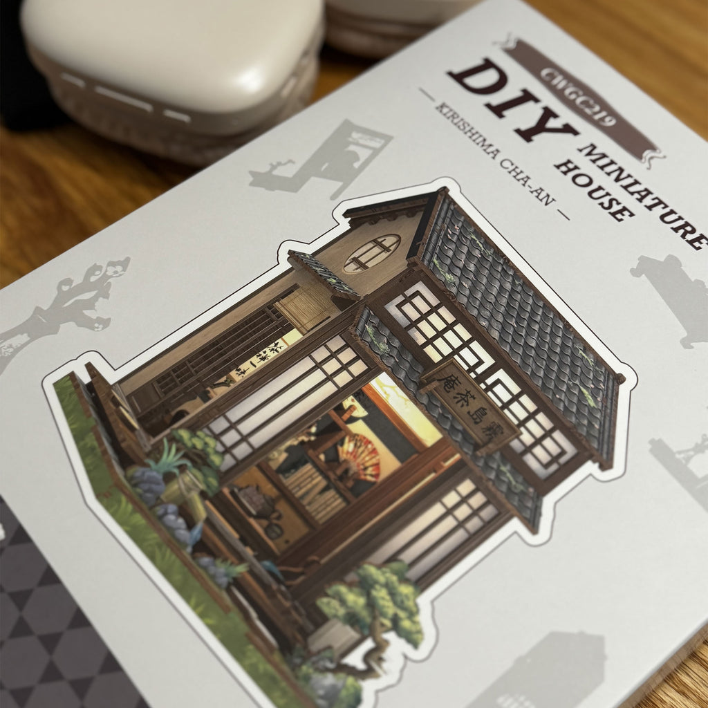 Imagen del producto CuteBee - Kirishima Cha-an casa en miniatura Book Nook maqueta