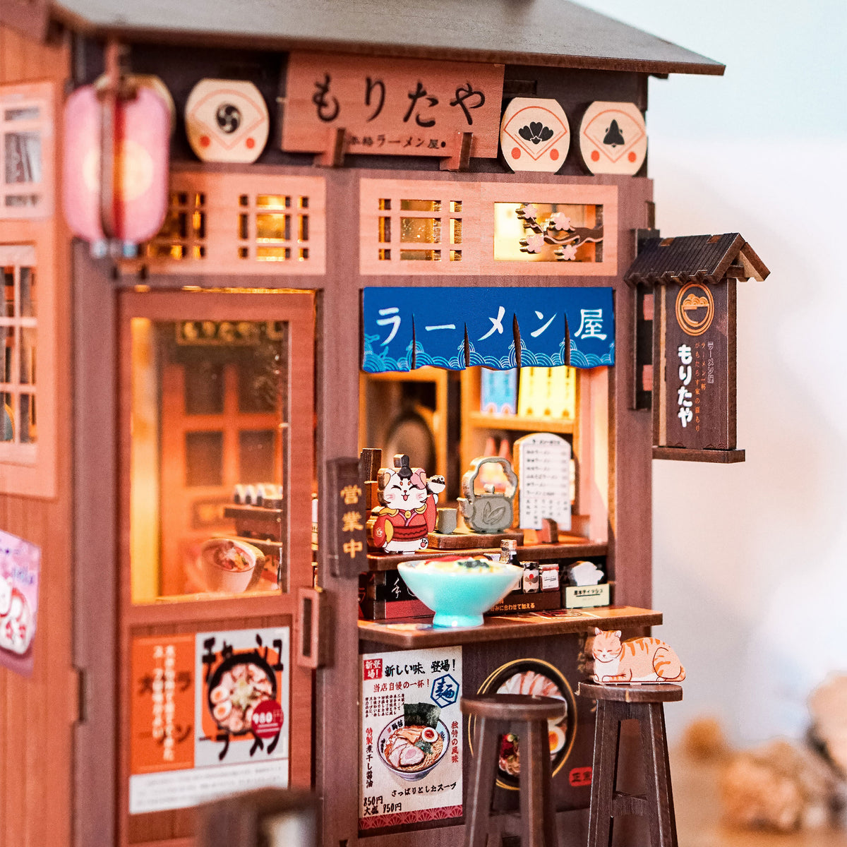 Imagen del producto CuteBee - Morita-Ya casa en miniatura Book Nook maqueta