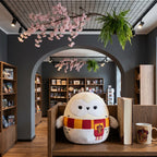 Imagen del producto Harry Potter - Figura de peluche Squishmallows Hedwig con bufanda