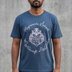 Imagen del producto Camiseta escudo Hogwarts azul - Harry Potter