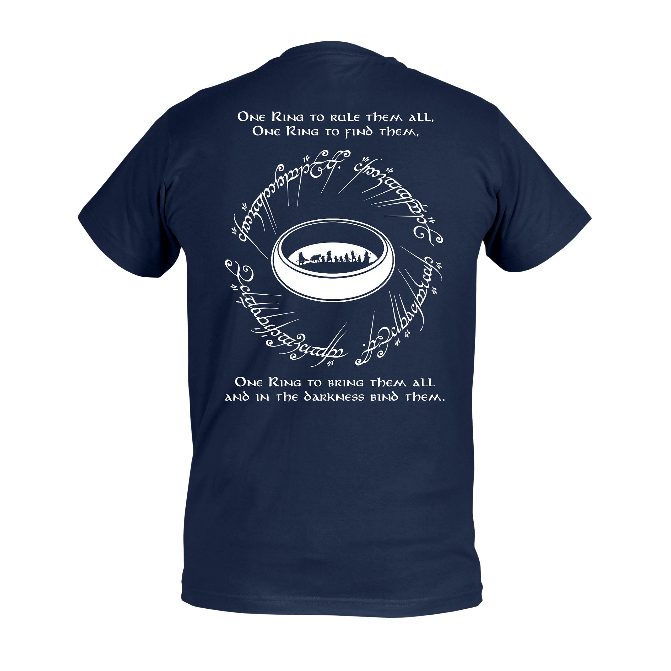Imagen del producto Camiseta El Anillo Único azul - El Señor de los Anillos