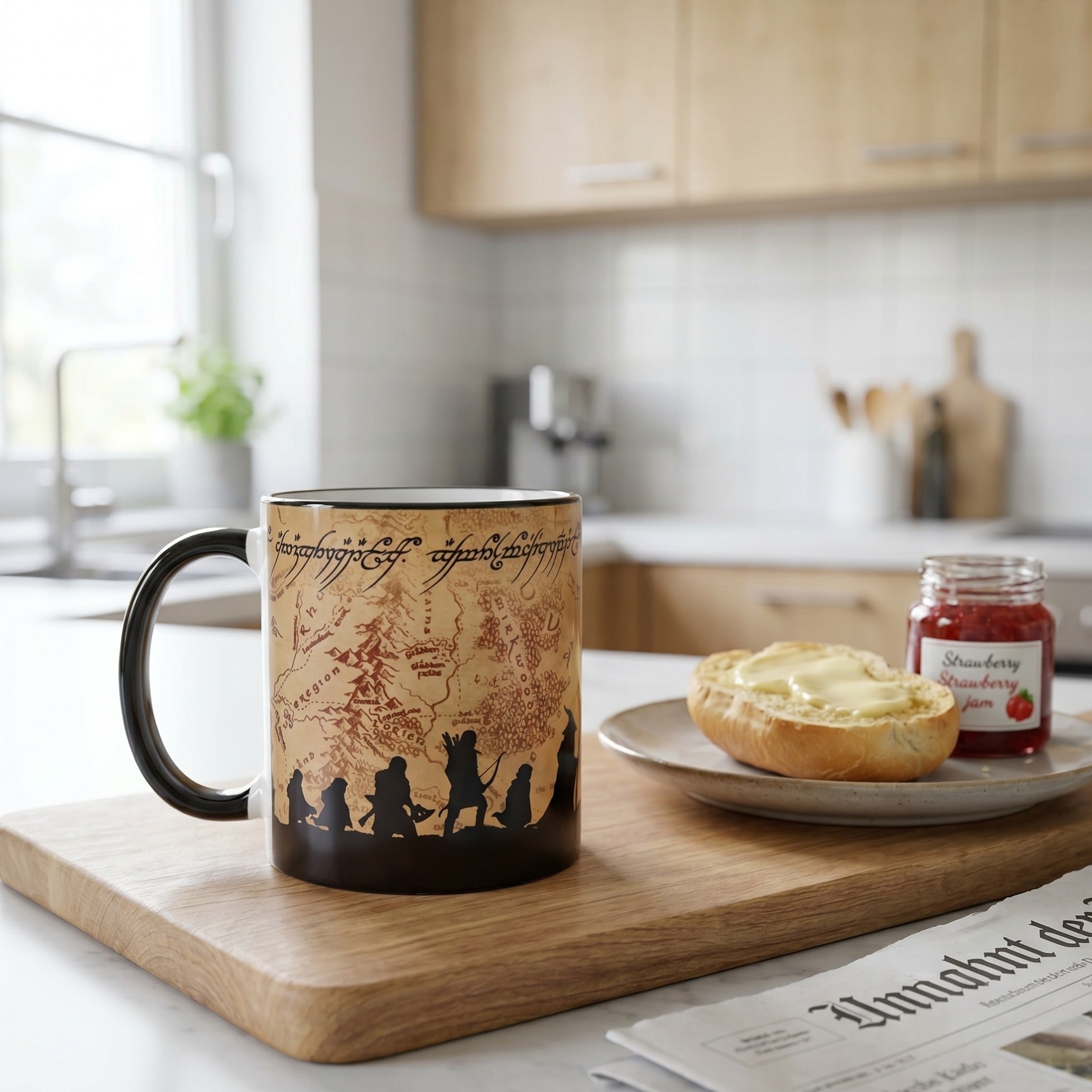 Imagen del producto Taza La Comunidad en la Tierra Media - El Señor de los Anillos