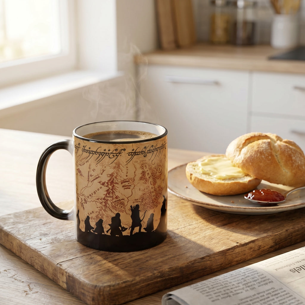Imagen del producto Taza La Comunidad en la Tierra Media - El Señor de los Anillos