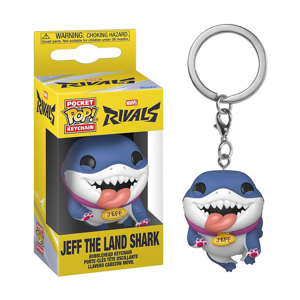Imagen del producto Marvel Rivals - Jeff el Tiburón terrestre llavero Funko Pop