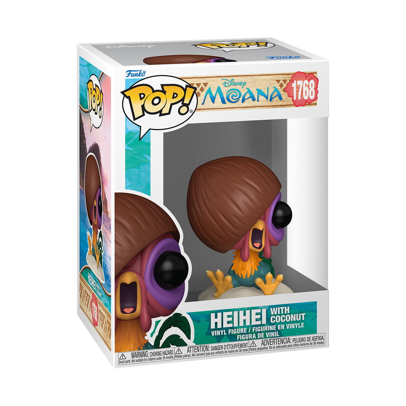 Imagen del producto Vaiana – Hei Hei con coco figura Funko Pop!