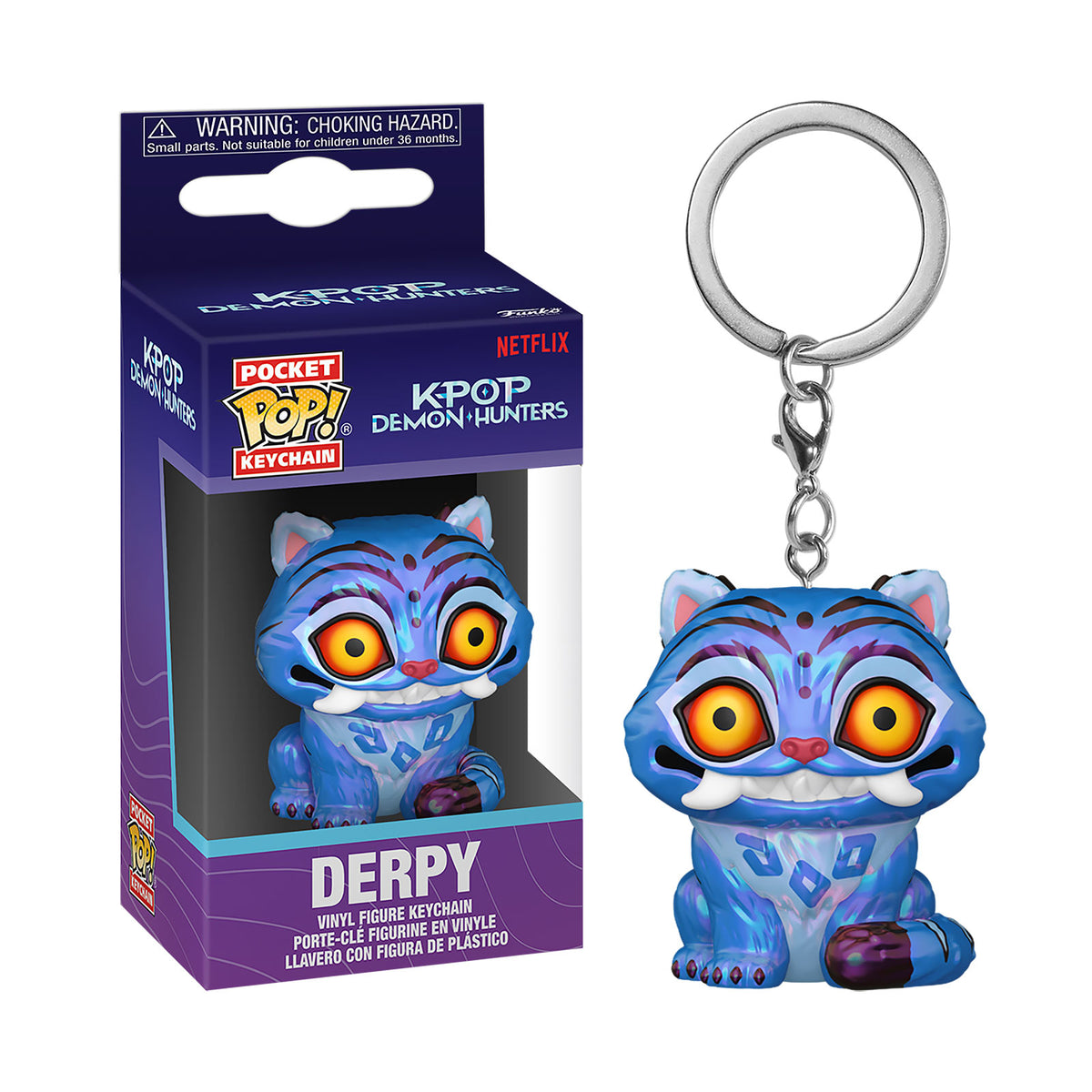 Imagen del producto KPop Demon Hunters - Derpy llavero Funko Pop