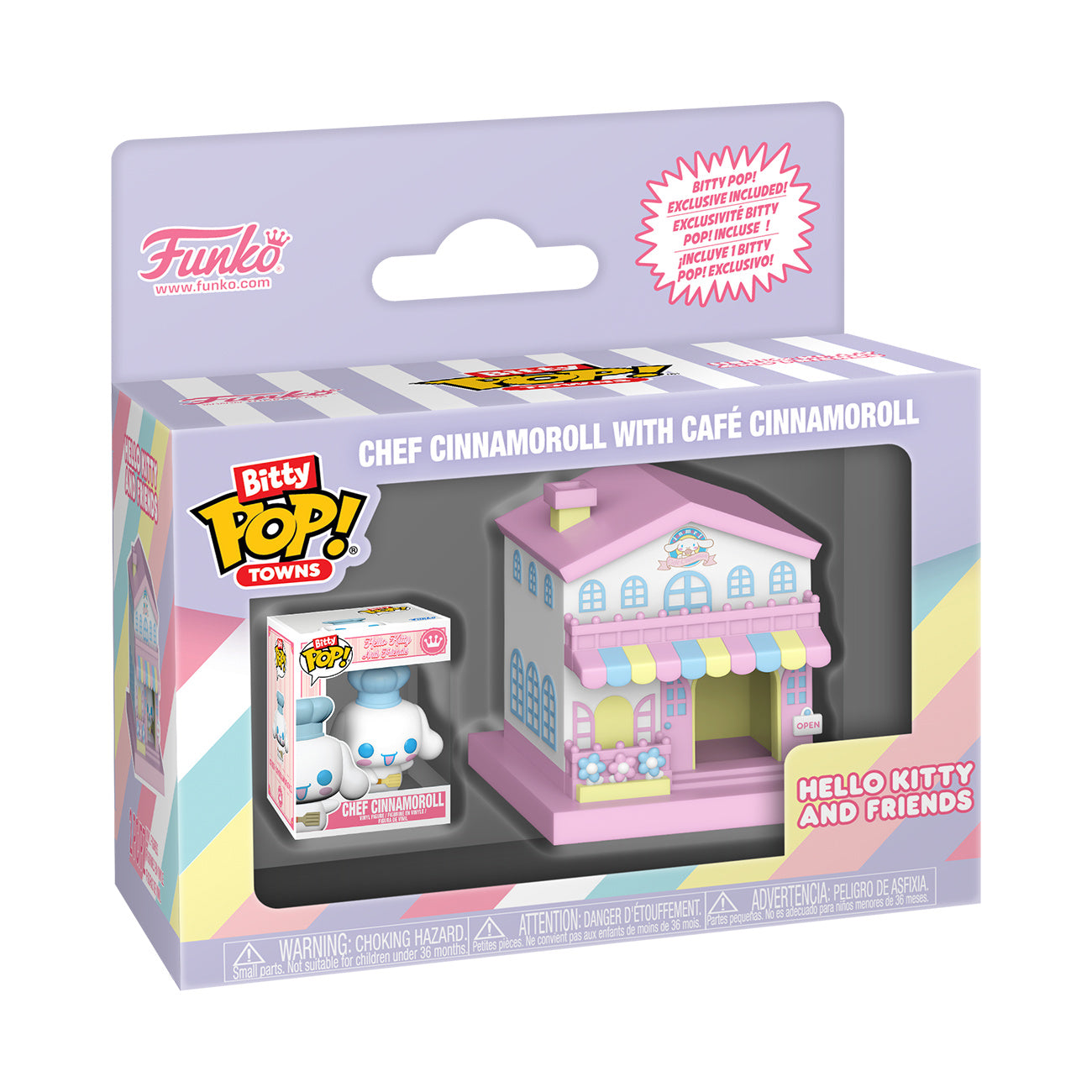 Imagen del producto Sanrio - Cinnamoroll Café Funko Bitty Pop Town Diorama