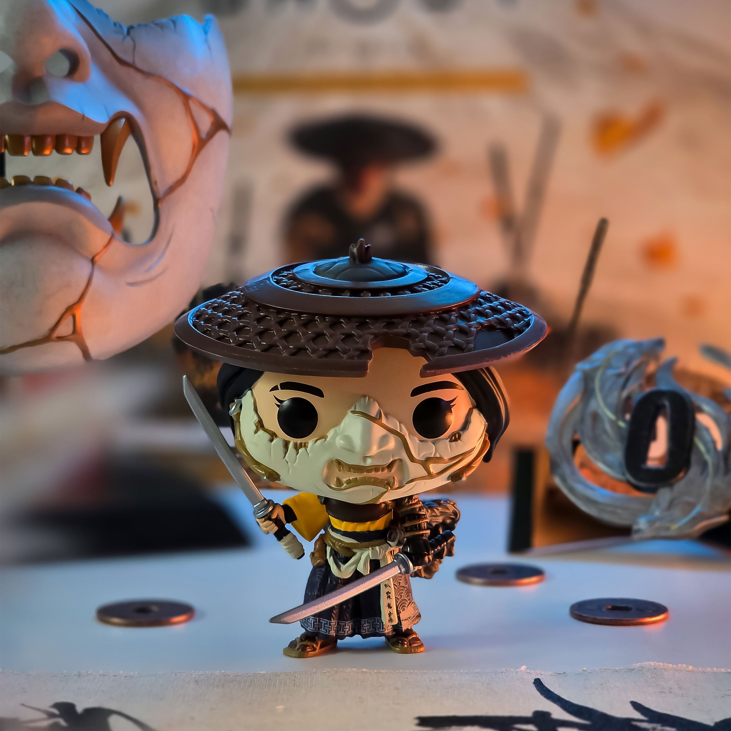 Imagen del producto Ghost of Yotei - Figura Funko Pop! Atsu