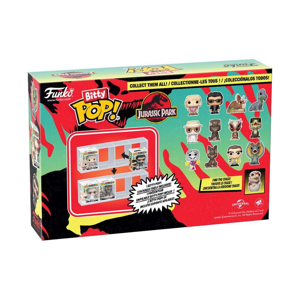 Imagen del producto Jurassic Park - Set de figuras Funko Bitty Pop Series 1