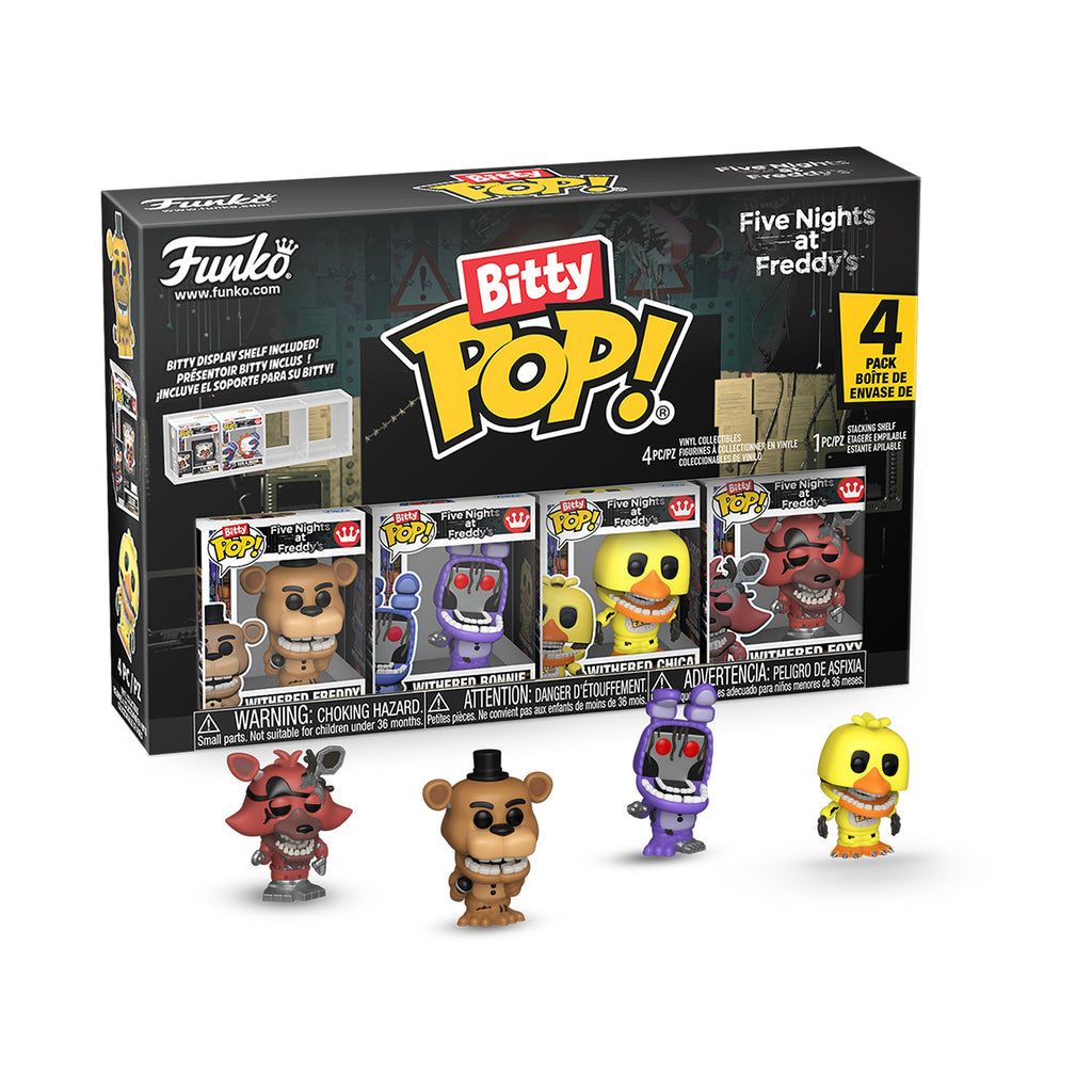Imagen del producto Five Nights at Freddy's - Set de 4 figuras Funko Bitty Pop Serie 6
