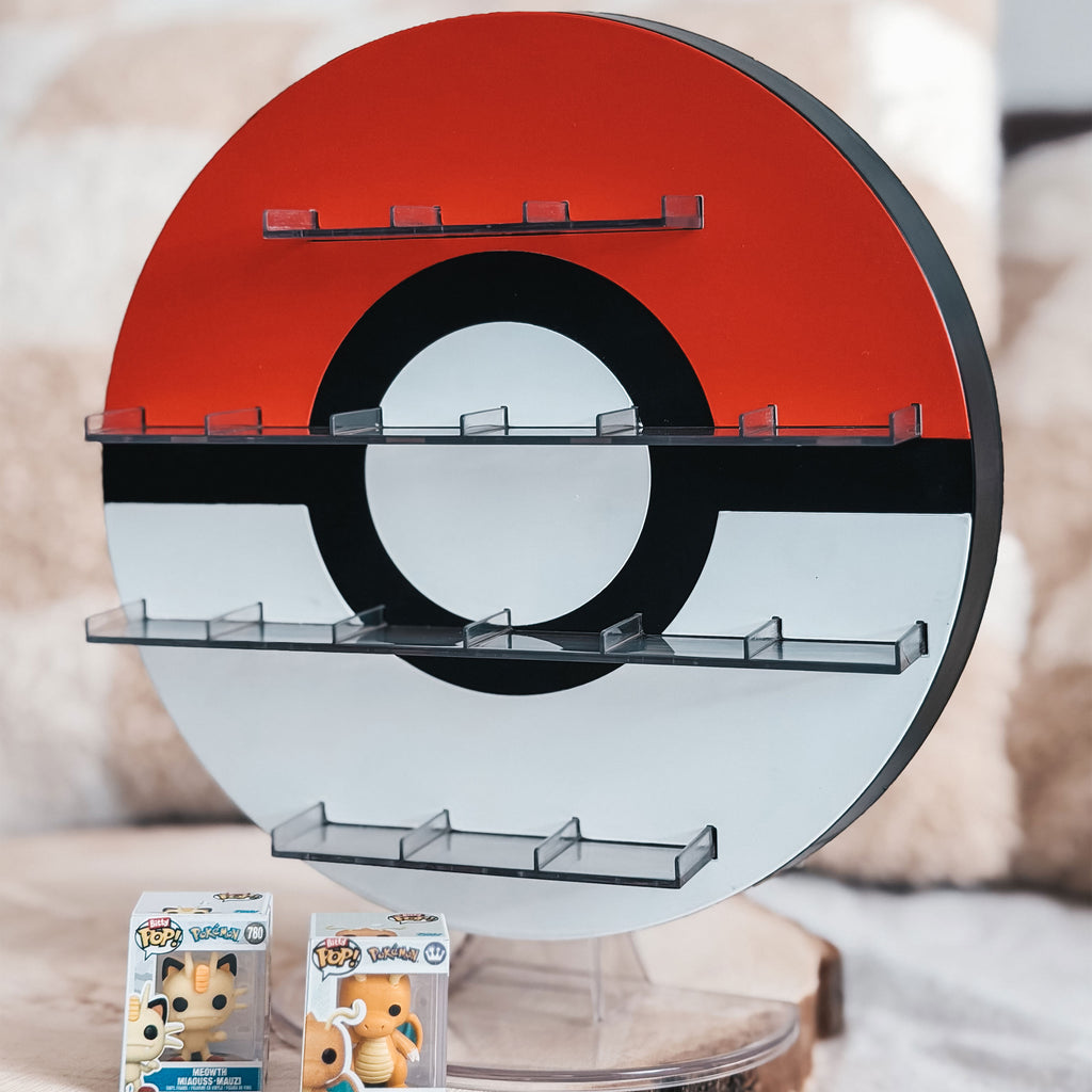 Imagen del producto Pokémon - Expositor Poké Ball Funko Bitty Pop con 2 figuras