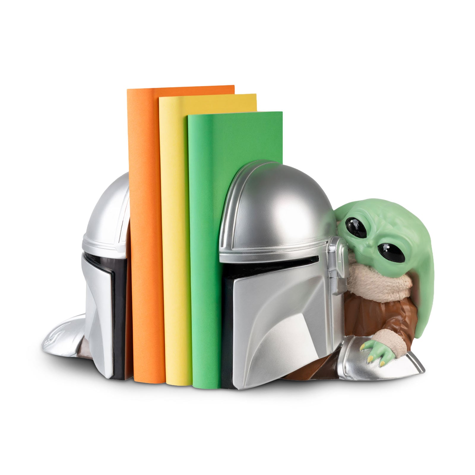Imagen del producto Sujetalibros Grogu y Mandaloriano - Star Wars The Mandalorian
