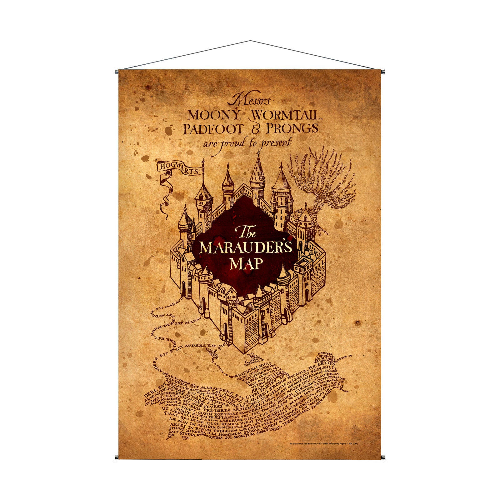 Imagen del producto Harry Potter - Mapa del Merodeador Wall Scroll