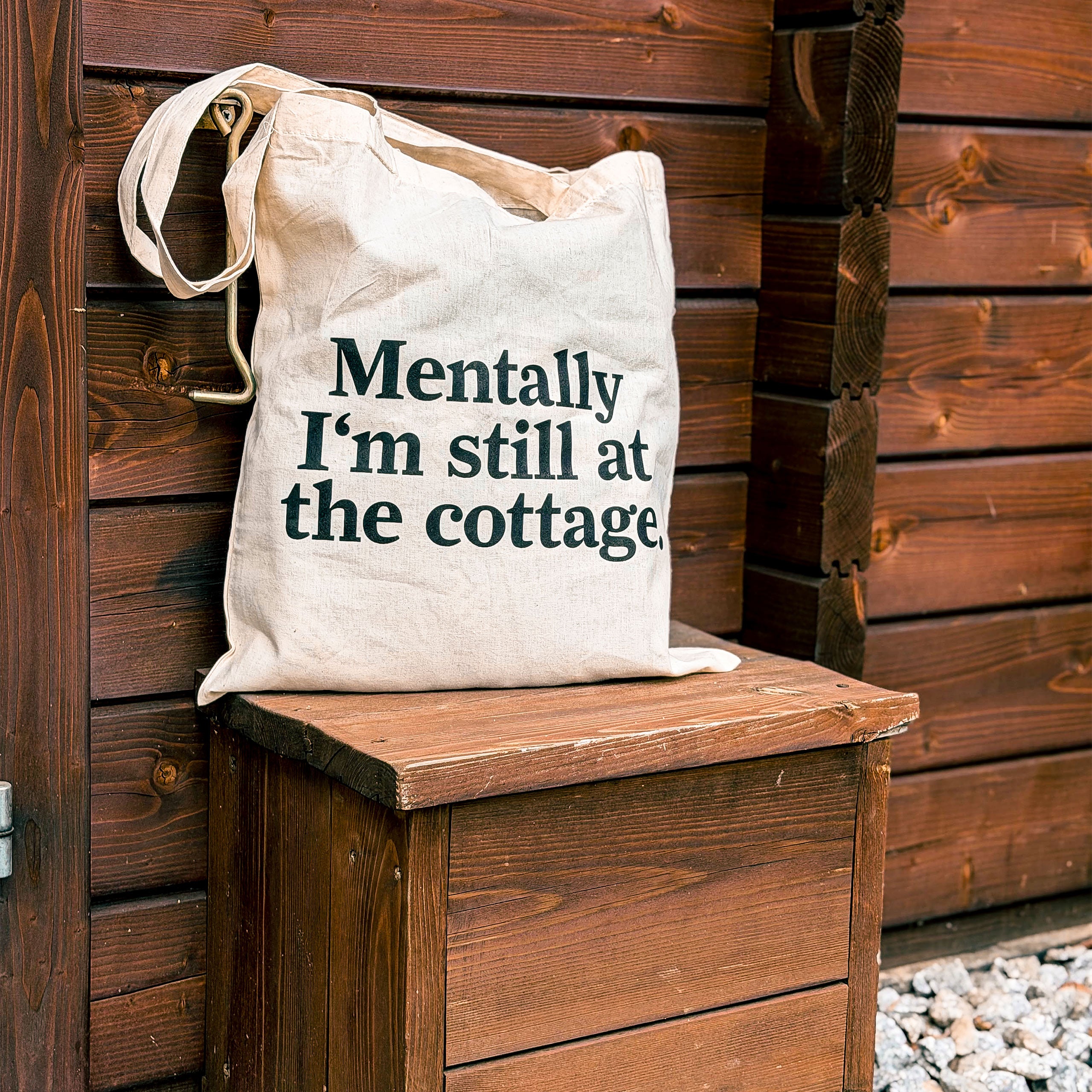 Imagen del producto Bolsa de tela Still at the Cottage para fans de Heated Rivalry