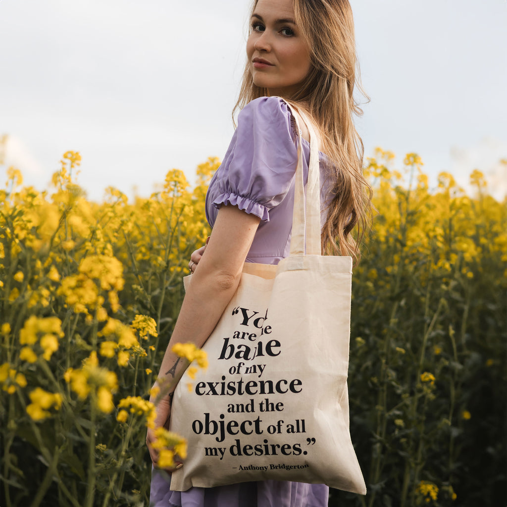 Imagen del producto Bolsa tote Bane of my Existence para fans de Los Bridgerton