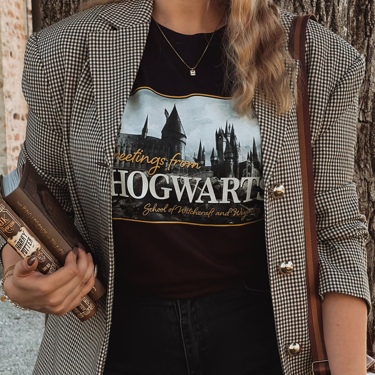 Imagen del producto Camiseta Greetings from Hogwarts - Harry Potter