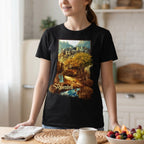 Imagen del producto Camiseta Rivendel negra - El Señor de los Anillos