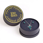 Imagen del producto El Señor de los Anillos - Set de joyería broche hoja en caja de regalo
