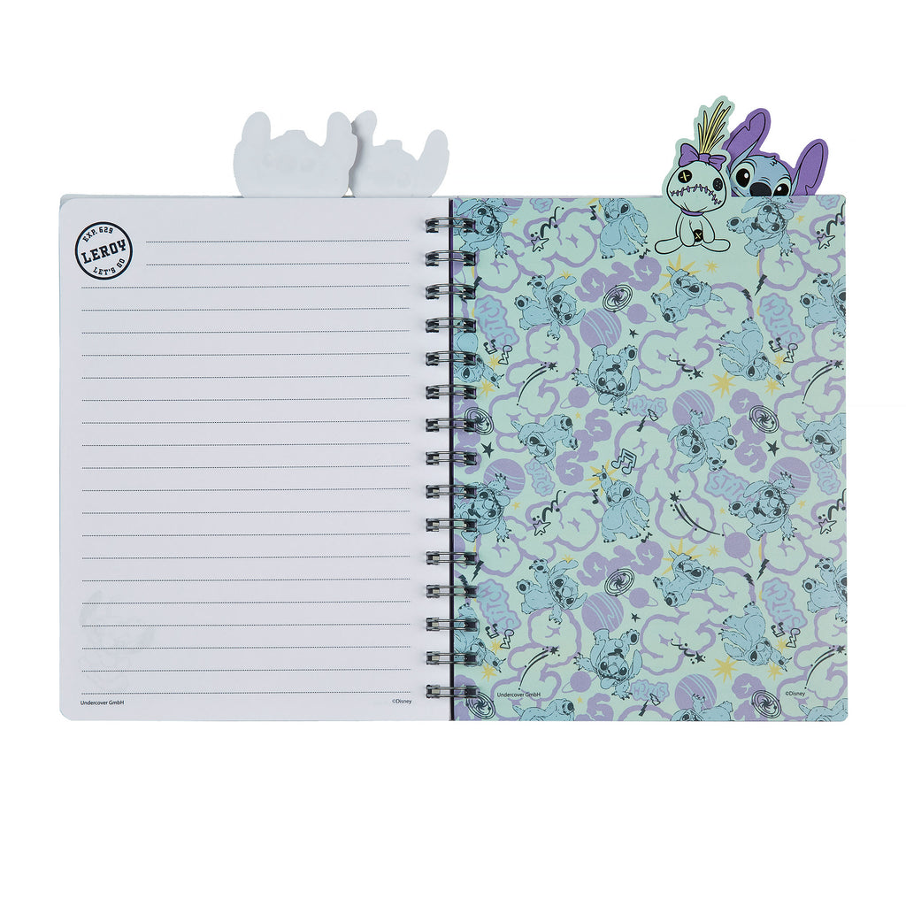 Imagen del producto Stitch Bloc de notas con espiral A5 - Lilo & Stitch