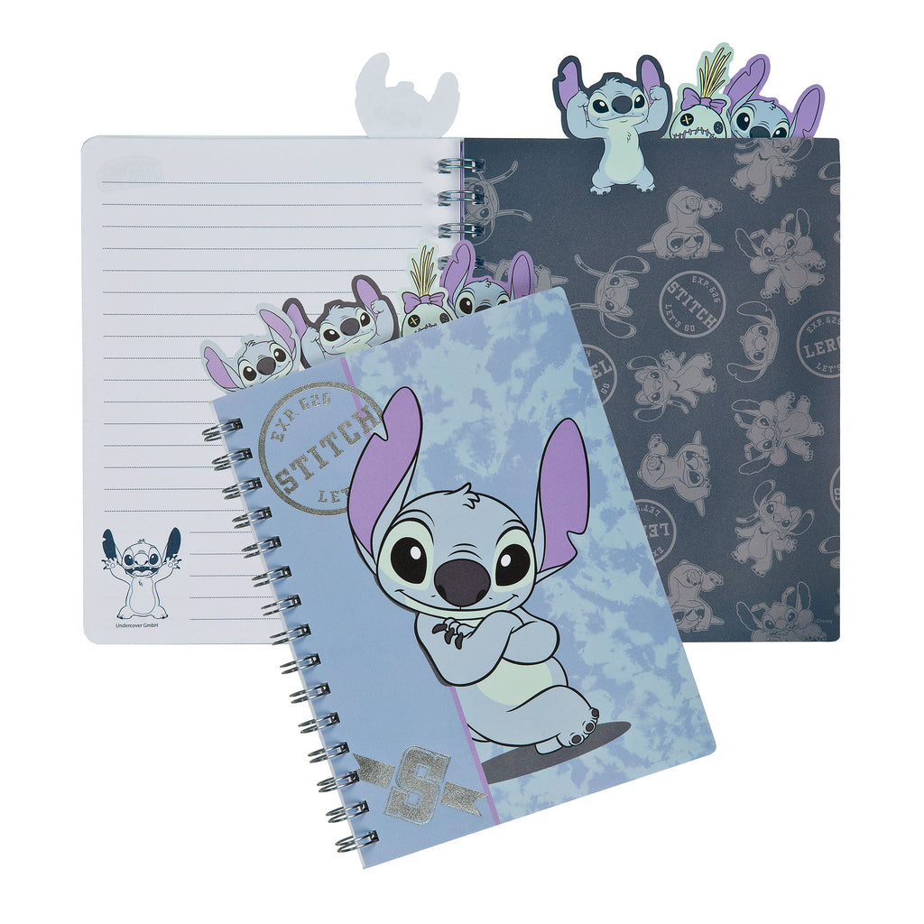 Imagen del producto Stitch Bloc de notas con espiral A5 - Lilo & Stitch