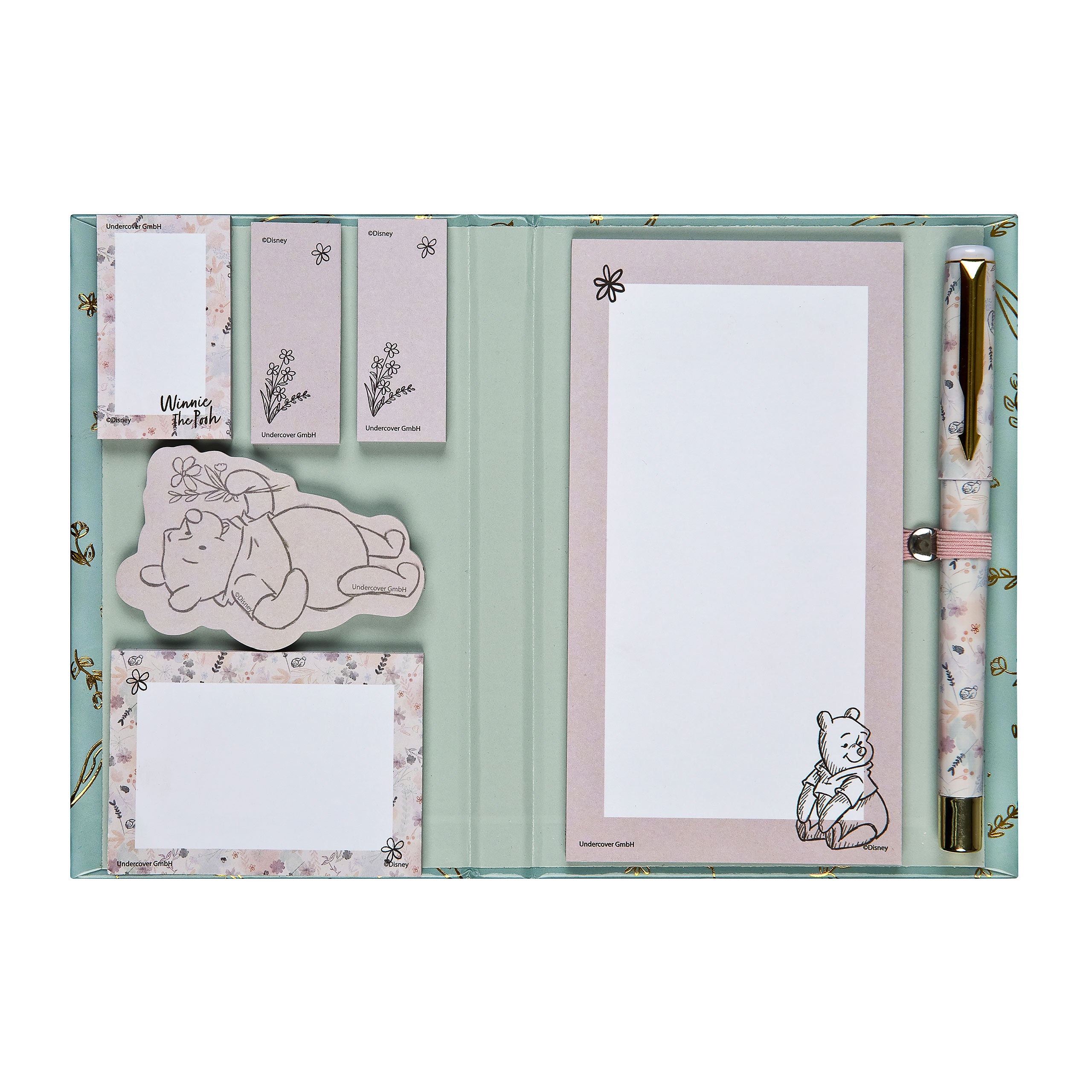 Imagen del producto Winnie the Pooh - Set de blocs de notas con bolígrafo