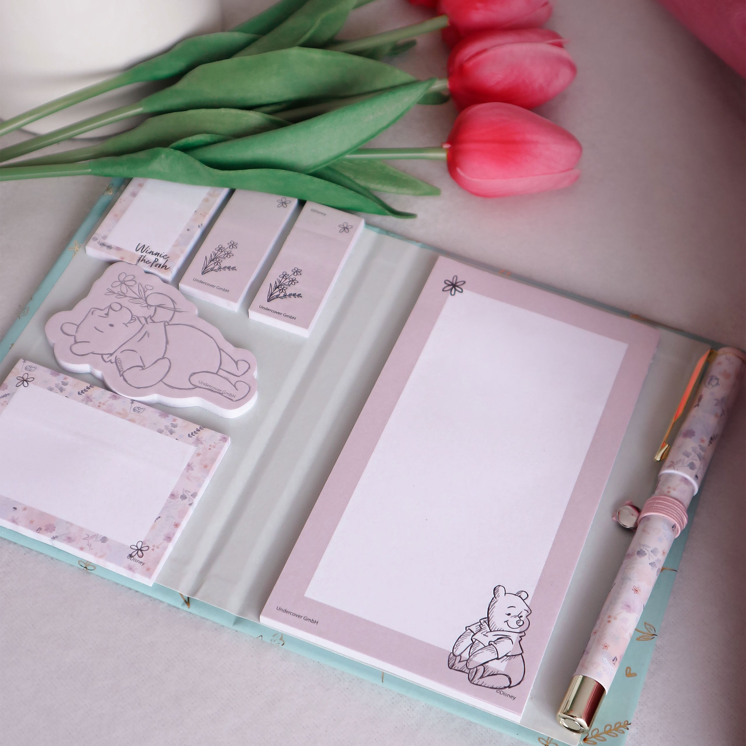 Imagen del producto Winnie the Pooh - Set de blocs de notas con bolígrafo