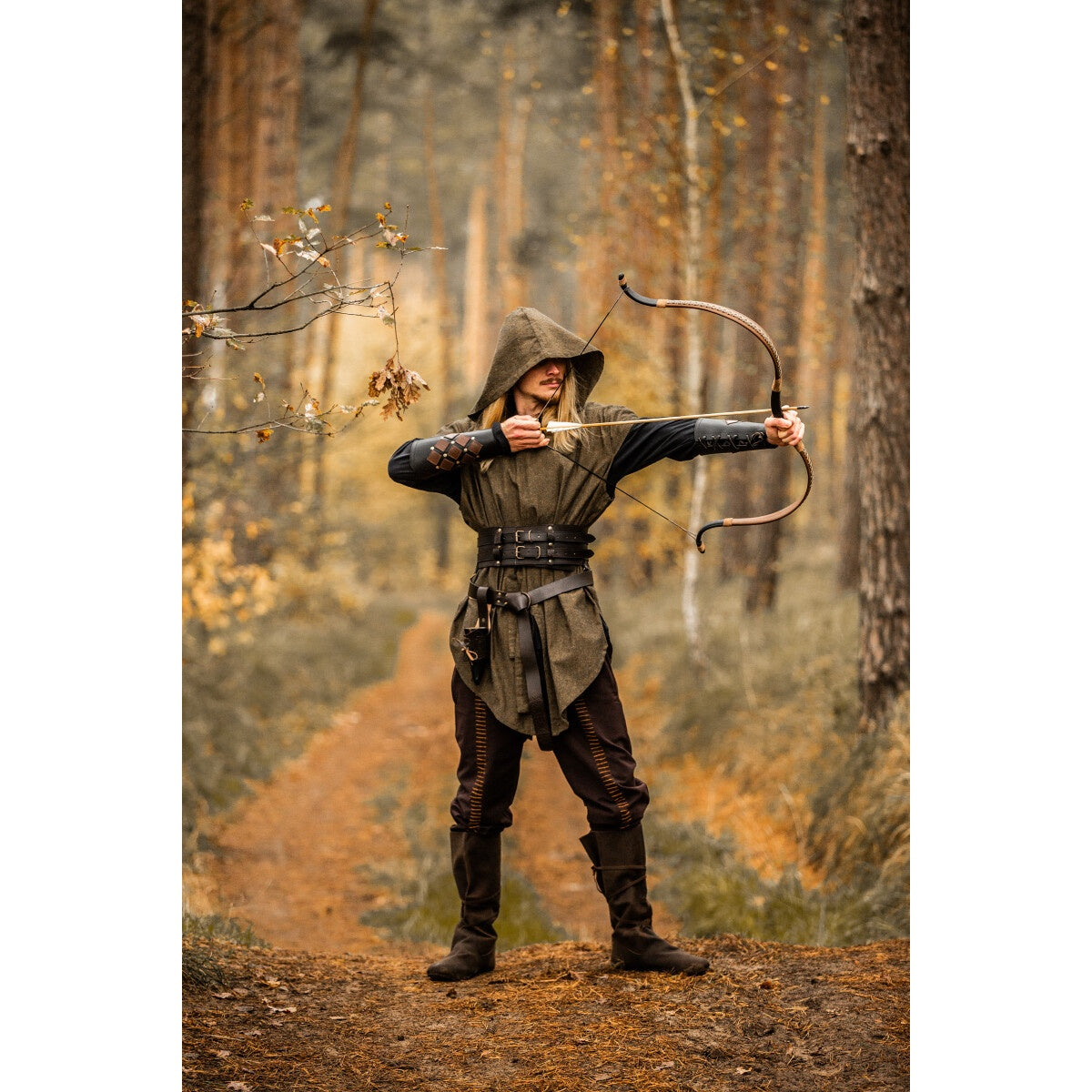 Imagen del producto Túnica de montaraz medieval Arais verde