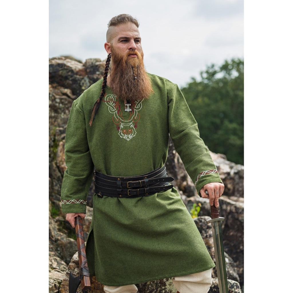 Product image Medieval Viking Tunic Freki olive green