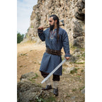 Imagen del producto Túnica vikinga medieval Freki azul grisáceo
